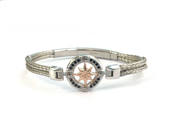 Pulsera Ego Uomo Hombre in Plata Spinello EGB090FS - EGB090FS